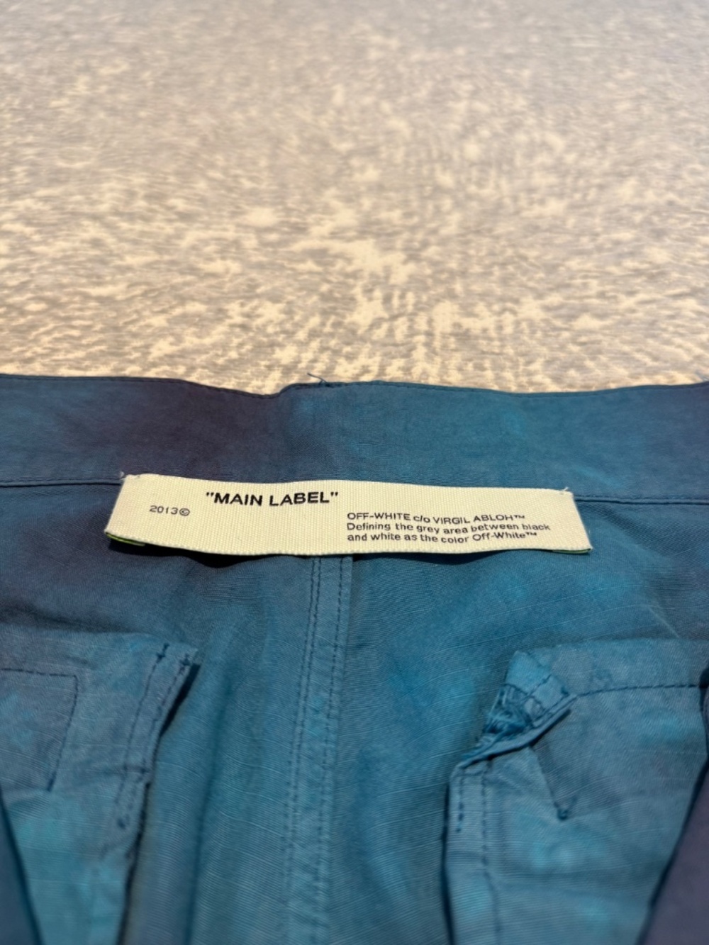 OFF-WHITE Tie Dye Ripstop Cargo Pants Mens Size 32 - Picture 6 of 7